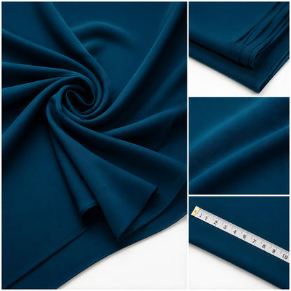 LAQASA Armaani Fabric – Deep Teal Blue