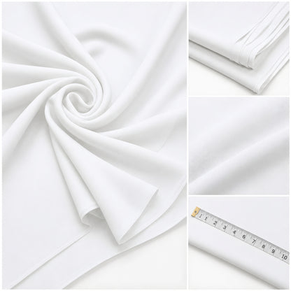 LAQASA Armaani Fabric – Pure White