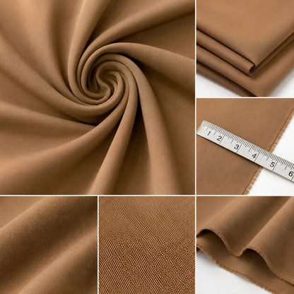 LAQASA Armaani Fabric – Camel Brown