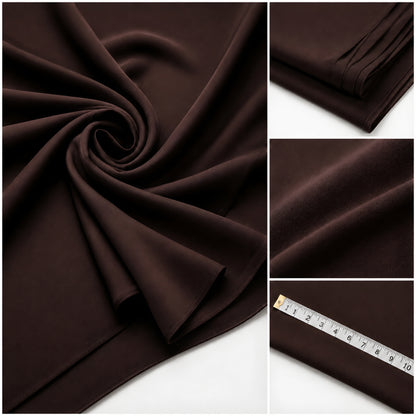 LAQASA Armaani Fabric – Dark Chocolate Brown