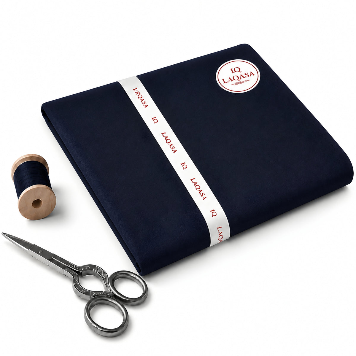 LAQASA Armaani Fabric – Navy Blue