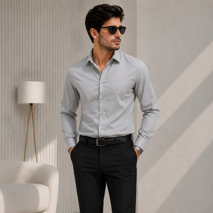 LAQASA Armaani Fabric – Platinum Grey