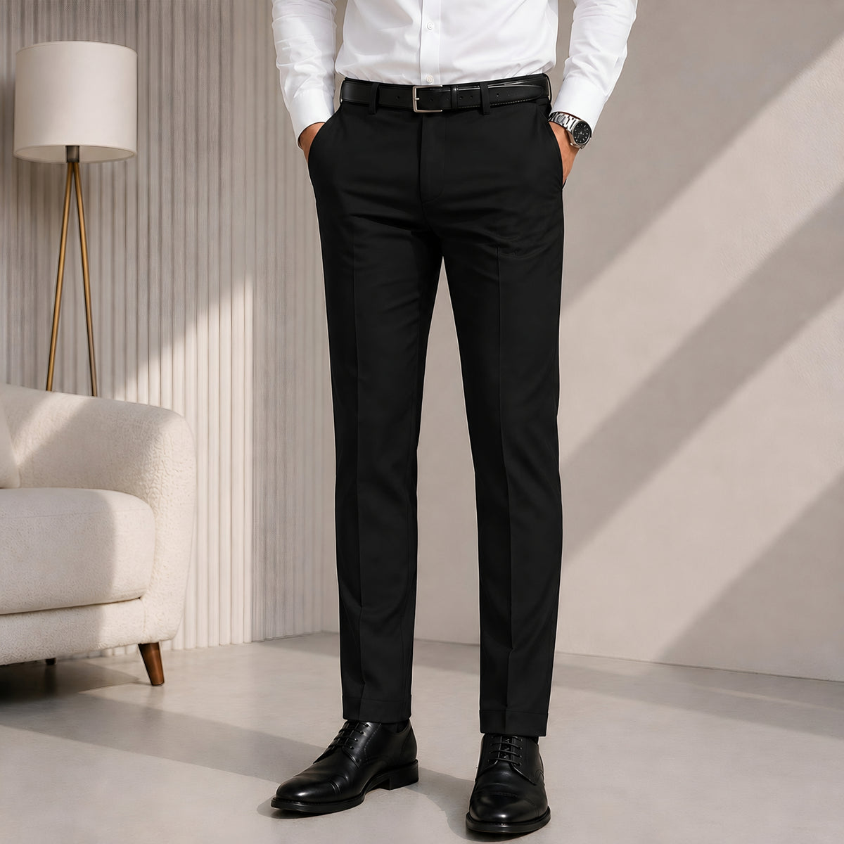 LAQASA Armaani Fabric – Jet Black