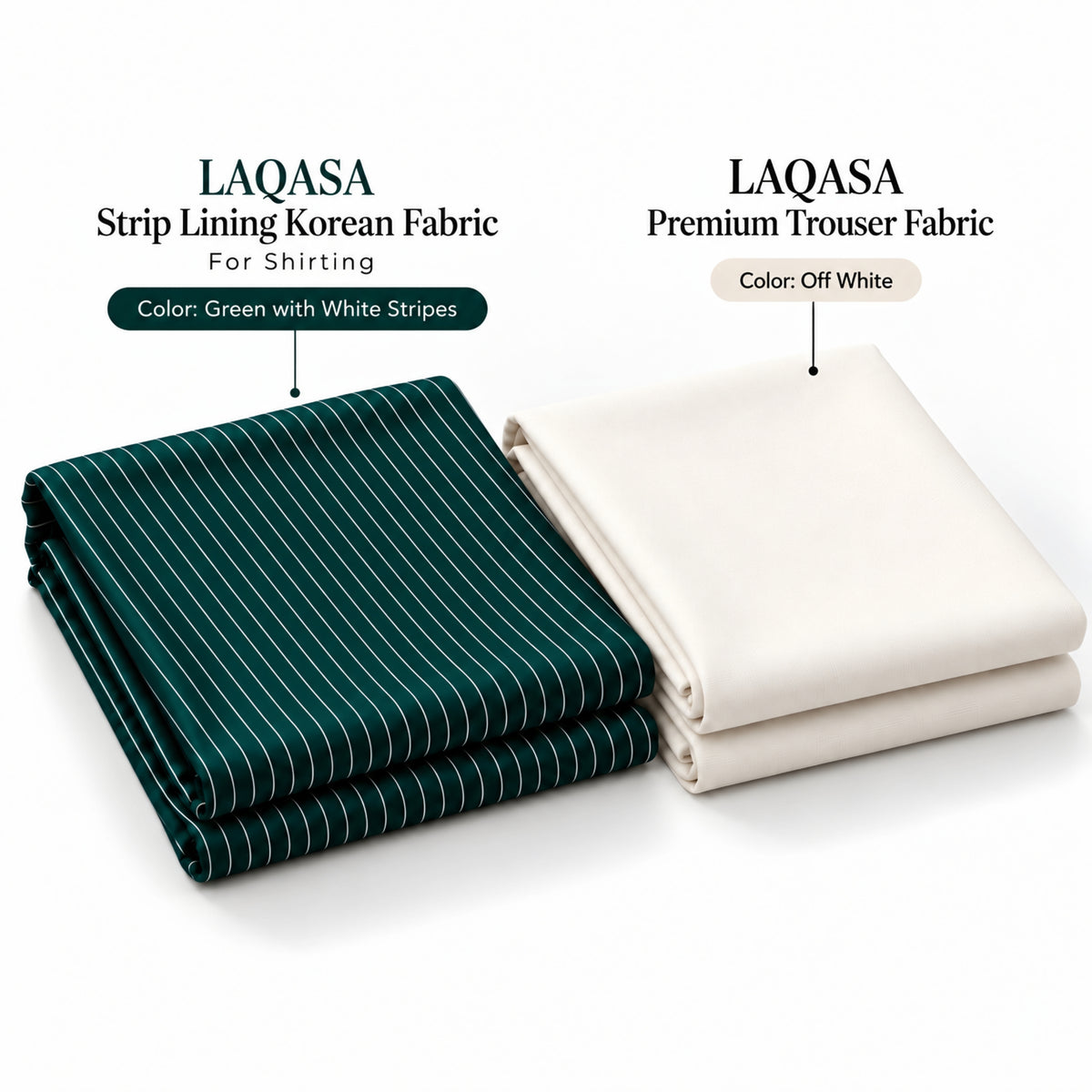 LAQASA Shirting & Trouser Combo | Unstitched