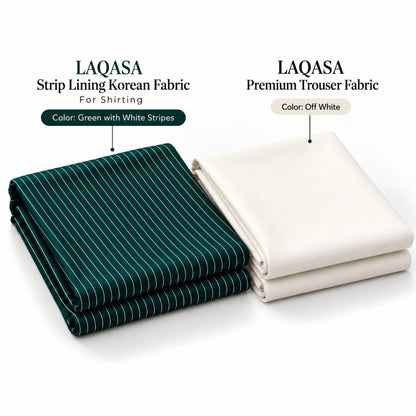 LAQASA Shirting & Trouser Combo | Unstitched