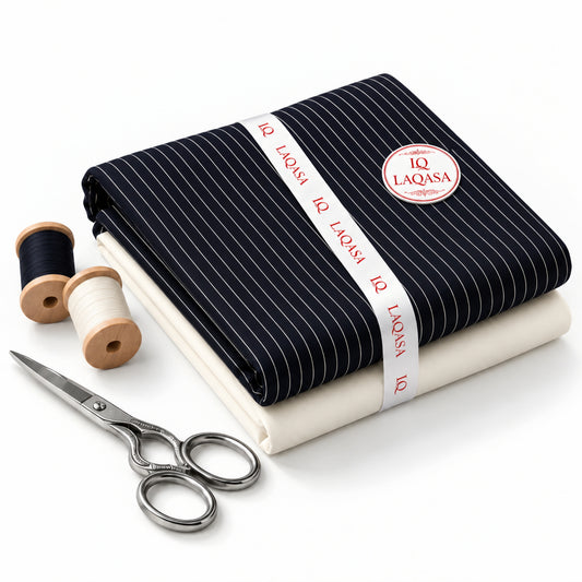 LAQASA Shirting & Trouser Combo | Unstitched