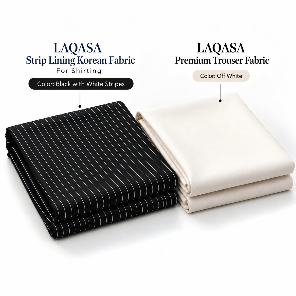 LAQASA Shirting & Trouser Combo | Unstitched
