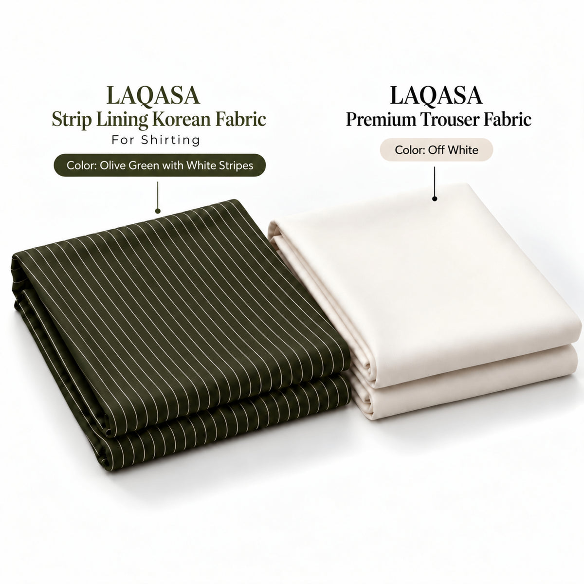 LAQASA Shirting & Trouser Combo – | Unstitched