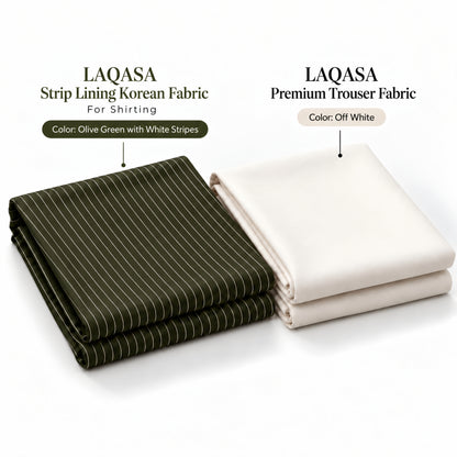 LAQASA Shirting & Trouser Combo – | Unstitched