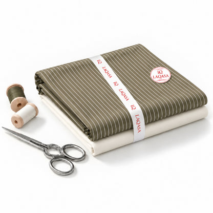LAQASA Shirting & Trouser Combo | Unstitched